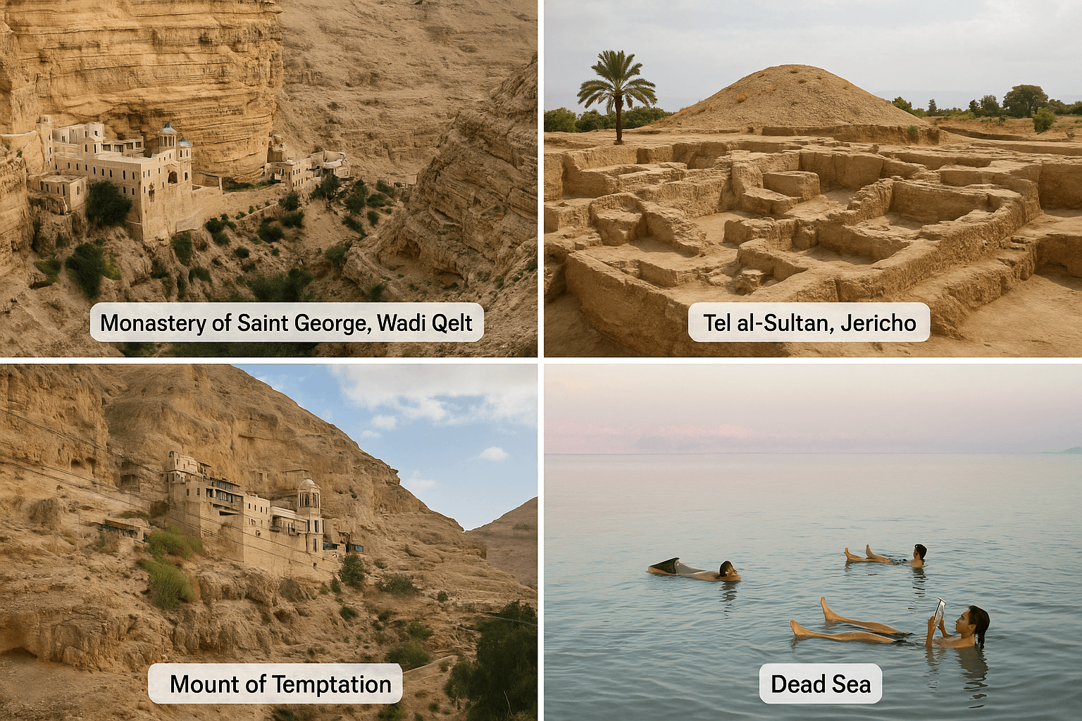 The Desert and the lowest point on earth